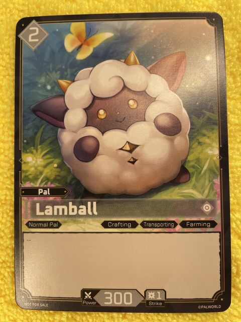 Lamball — DEMO-001, photographed by Allen (own photograph, not official card art)