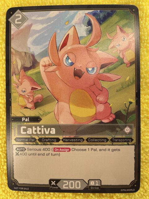 Cattiva — DEMO-002, photographed by Allen (own photograph, not official card art)