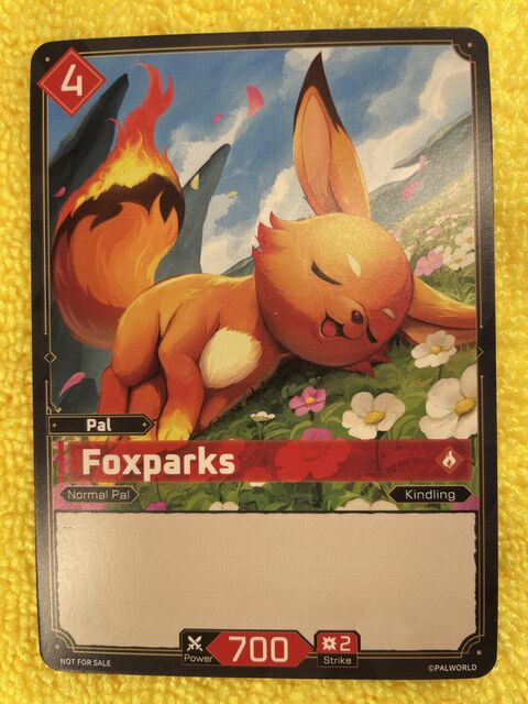 Foxparks — DEMO-004, photographed by Allen (own photograph, not official card art)